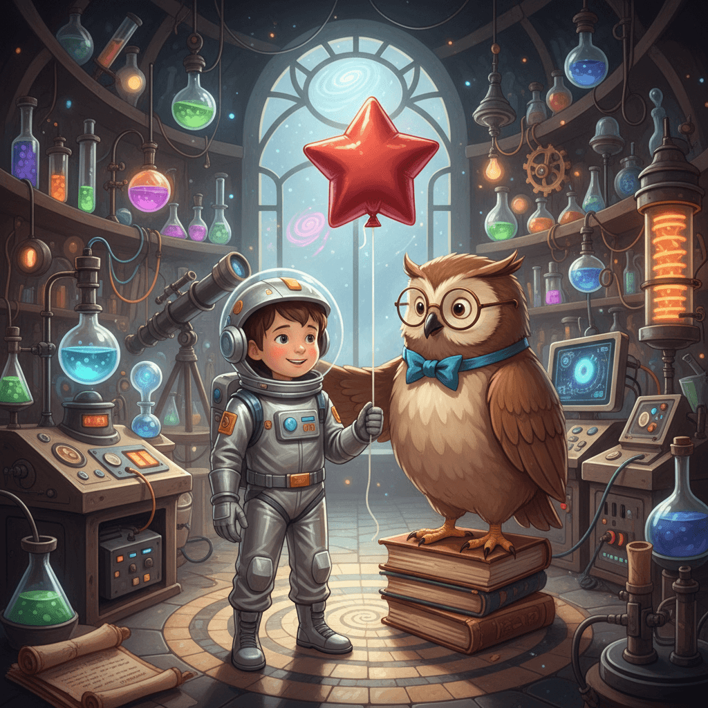 Professor Hoot and the Great Balloon Trick